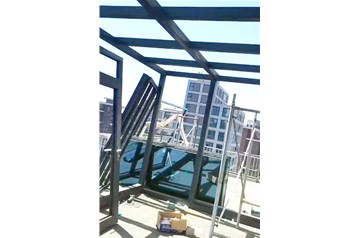 鋒登公司：太原三千渡小區鋼結構陽光房